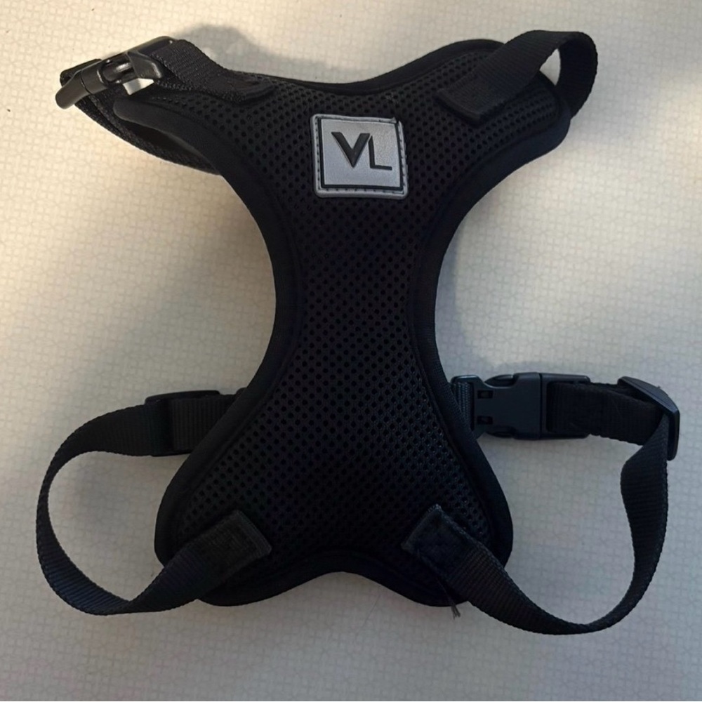 Black VL Dog Harness